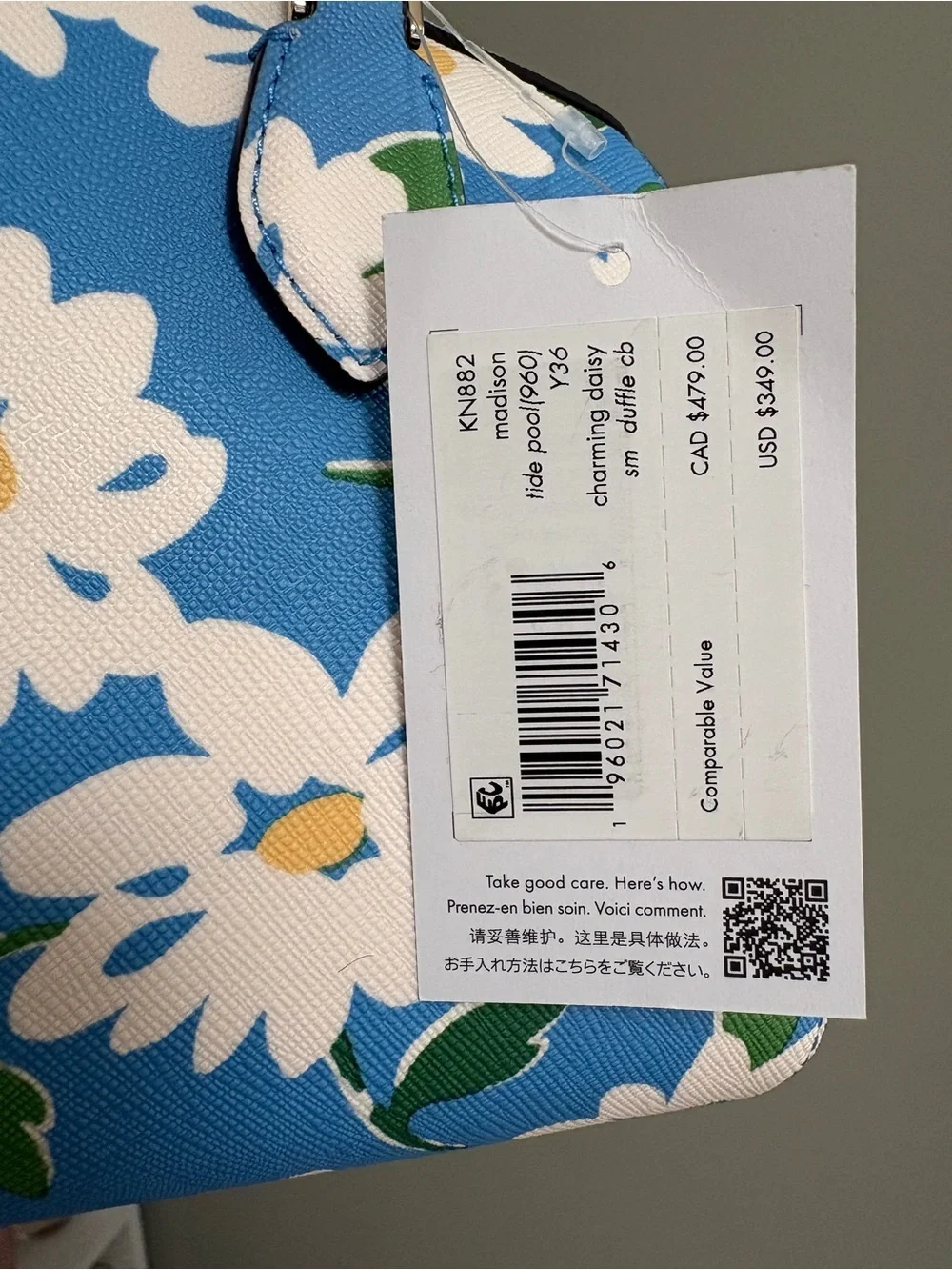 kate spade bright blue